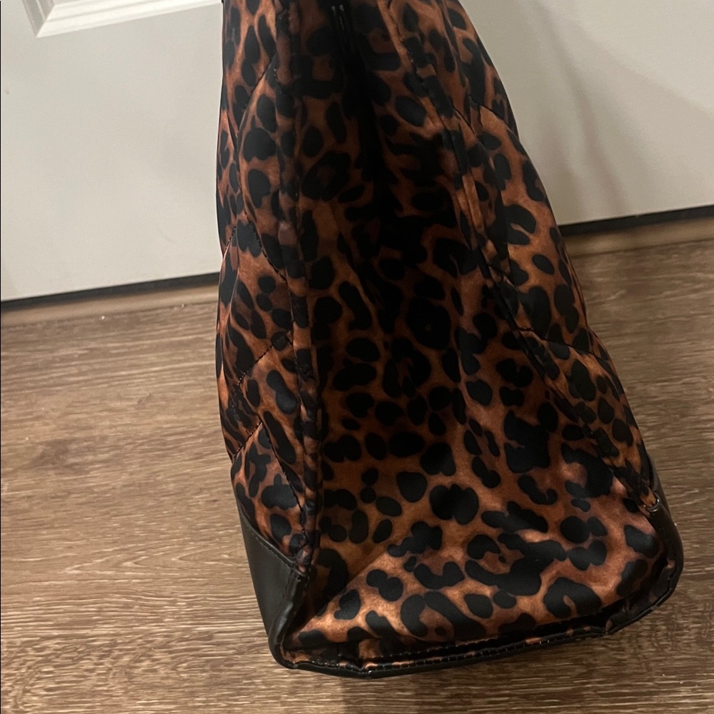 Kurt Geiger Leopard Print Quilted Tote with Black Trim - Picture 7 of 14